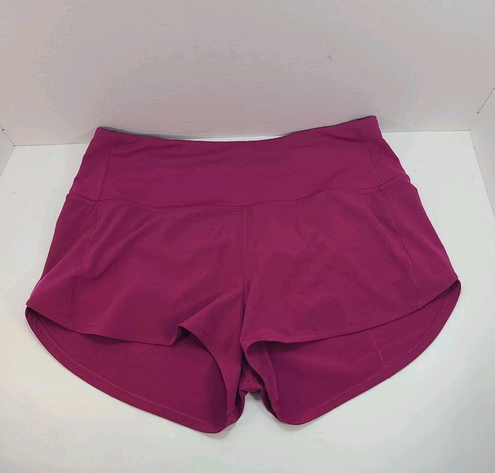 Lululemon Speed Up High-Rise Lined Short Women’s Size 8 Magenta Pink 2.5" Inseam
